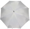 Однотонный зонт трость белый