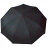 Мужской зонт полуавтомат черный сатин SABJ17515