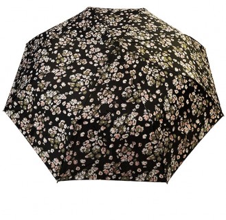Женский зонт полуавтомат M.N.S арт. 333 цветочный принт купола