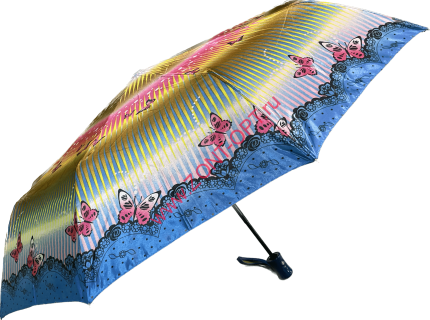 Зонт женский с цветами автомат (642)