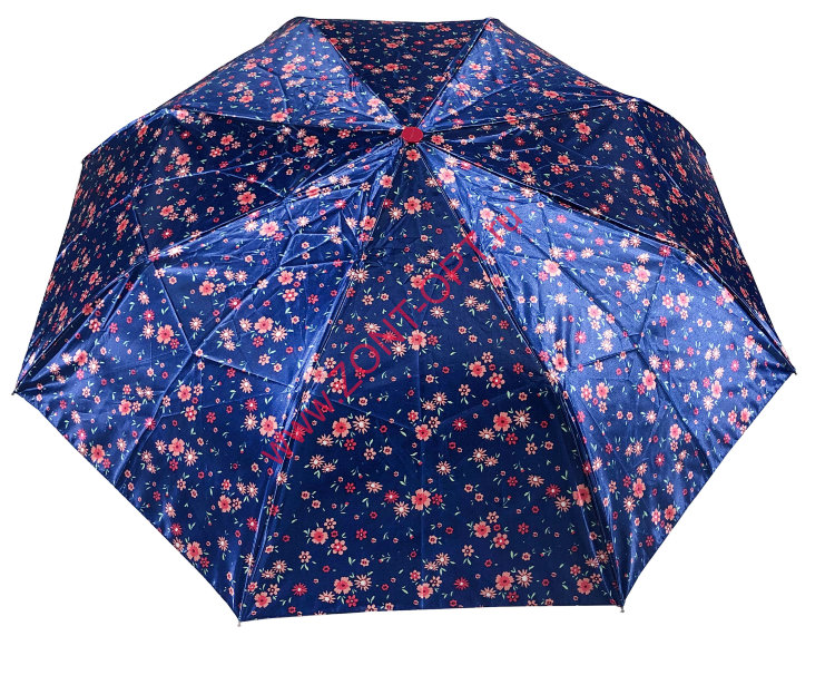 Женский зонт полуавтомат Universal арт. А618 цветочный принт