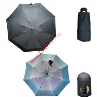 Женский зонт автомат хамелион-двухцветный (легкий) (710)