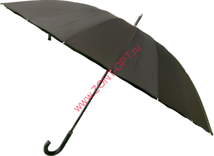 Классический зонт трость полуавтомат с большим куполом арт. T321