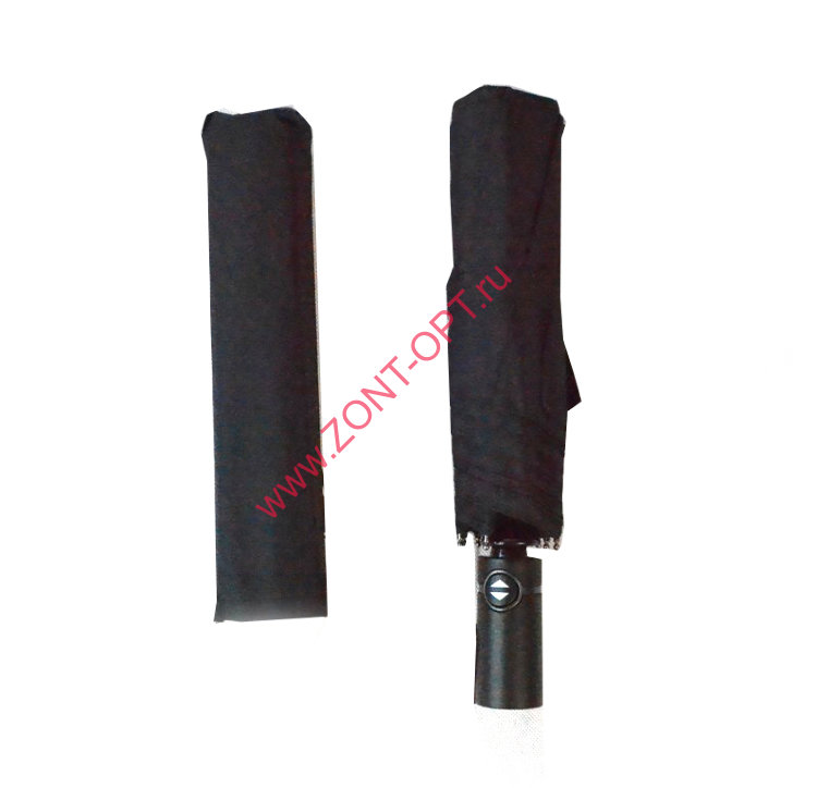 Черный мужской зонт эпонж автомат FCBJ17077