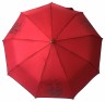 Женский зонт полуавтомат «Однотонный купол с узором К513А»
