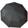 Мужской зонт полуавтомат черный сатин SAB17514