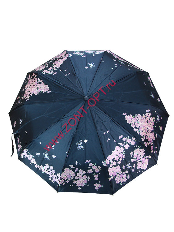 Женский зонт автомат Popular арт. 1253 цветочный принт