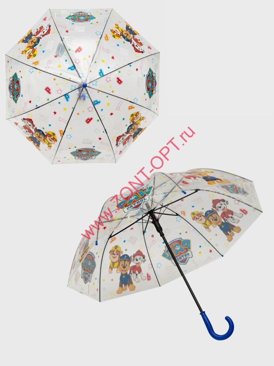 Детский зонт трость Universal арт. 0001-2 (Собачий патруль)