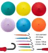 Зонт трость 24 спицы 6 цветов арт. 4850