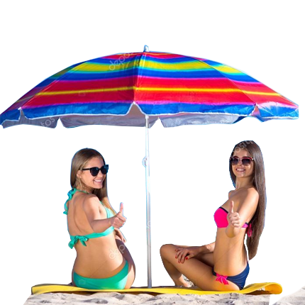 Яркие пляжные и кофейные зонты!